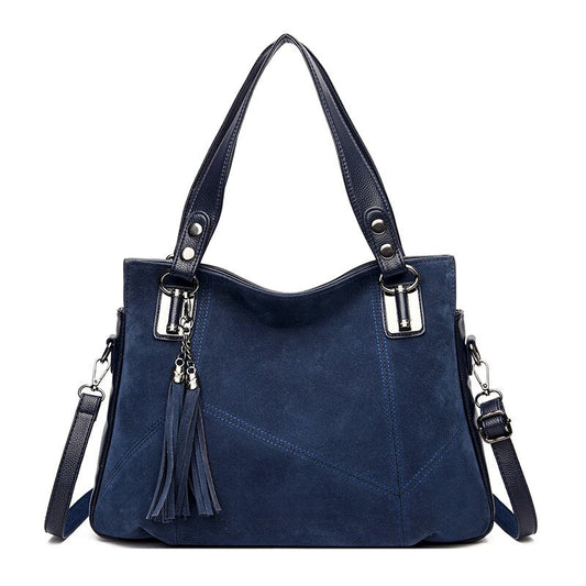 Faye Suede Handbag