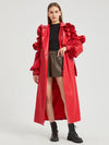 Hazel Long Ruffled Coat