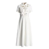 Isla Flower Short Sleeves Maxi Dress