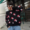 Juno Graphic Print Sweater