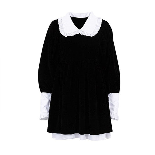 Olive Doll Collar Dress