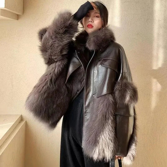 Olive Fur Coat