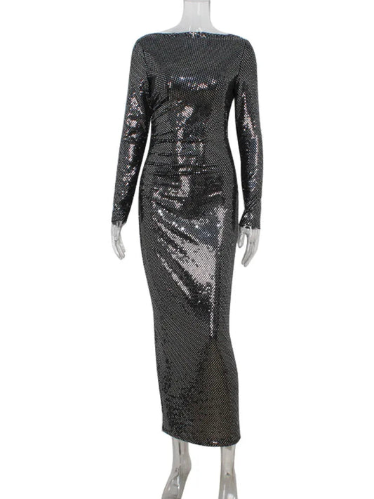 Cleo Sequins Long Dress