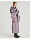 Hazel Long Ruffled Coat