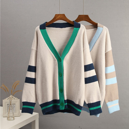 Kira V-neck Oversized Sweater