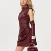 Kira Leather Mini Dress