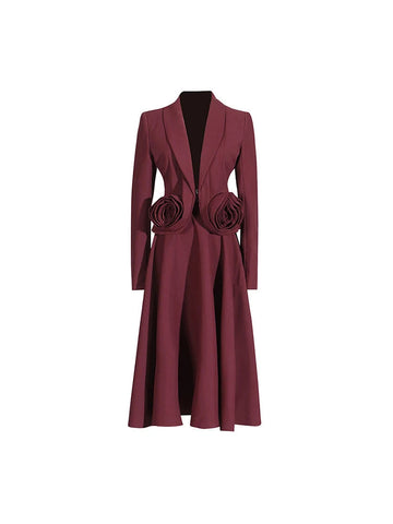 Luna Burgundy Two Piece Set
