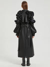 Hazel Long Ruffled Coat