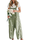 Poppy Floral Denim Overalls