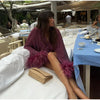 Kira Feather Cuffs Coat