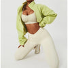 Rumi Cropped Fleece Zip Jacket