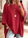 Maren Oversized Cape Knit Top