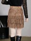 Diana Rhinestone Tassel Skirt