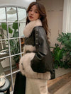 Elle Patchwork leather Jacket