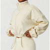 Rumi Cropped Fleece Zip Jacket
