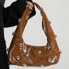 Faye Rivet Shoulder Bag