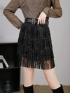 Diana Rhinestone Tassel Skirt