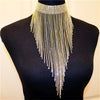 Olive Rhinestone Necklace