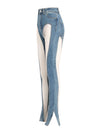 Kira Rise Mesh Skinny Jeans