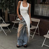 Faye Asymmetric Long Top
