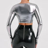 Vera Patent Leather Top