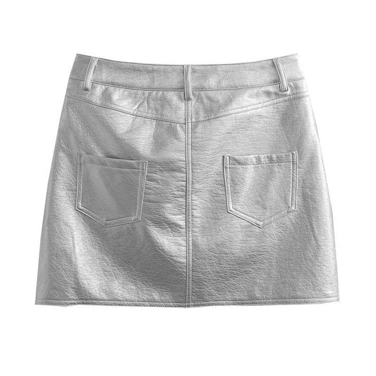 Hazel Silver Skirt