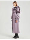 Hazel Long Ruffled Coat