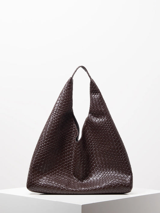 Luna Leather Woven Bag