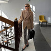 Elle Brown Lapel Blazer