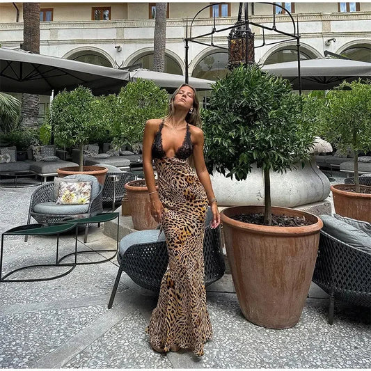 Luna Print Maxi Dress