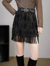 Diana Rhinestone Tassel Skirt