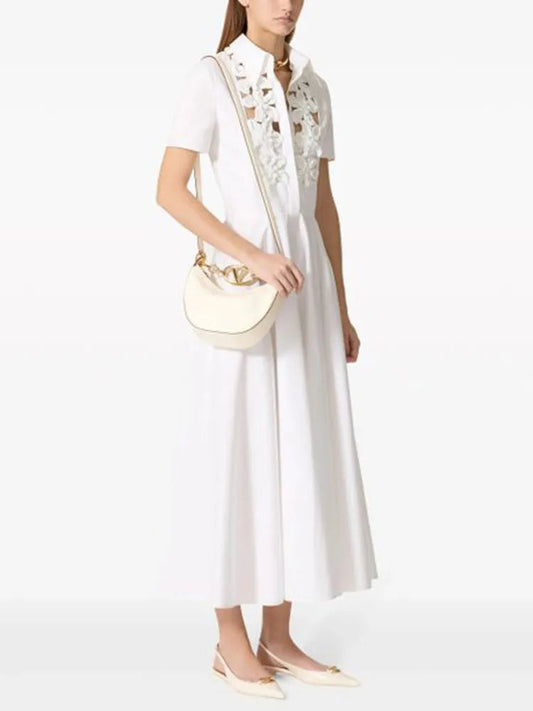 Isla Flower Short Sleeves Maxi Dress