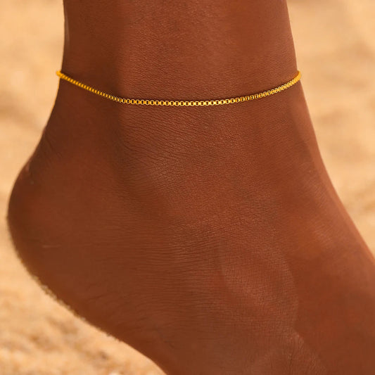 Elle Stainless Steel Anklet