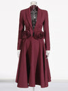Luna Burgundy Two Piece Set