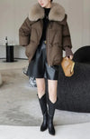 Diana Fur Collar Coat