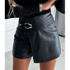 Siena Leather Shorts