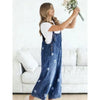 Poppy Floral Denim Overalls