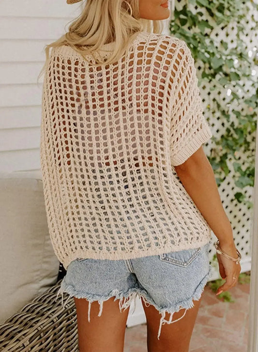 Kaia Crochet Top