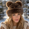 Suki Bear Ear Faux Fur Beanie