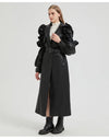 Hazel Long Ruffled Coat