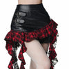 Hazel Leather Splicing Shorts