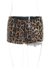 Juno Leopard Printed Shorts