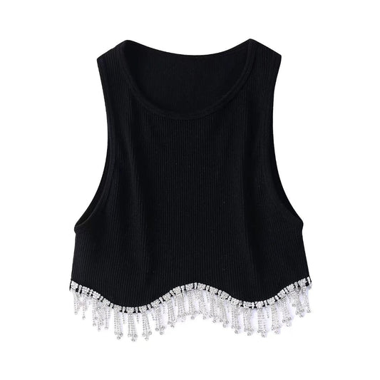 Luna Tassel Crop Top