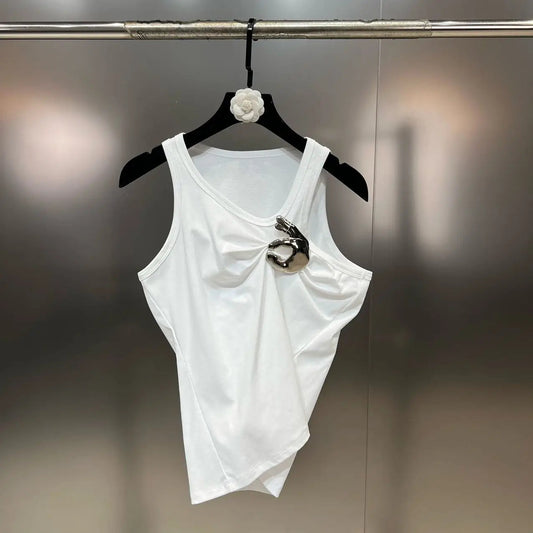 Olive Sleeveless Tank Top