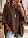 Maren Oversized Cape Knit Top