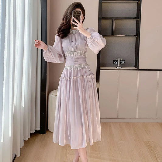 Gia Sleeve Midi Dress