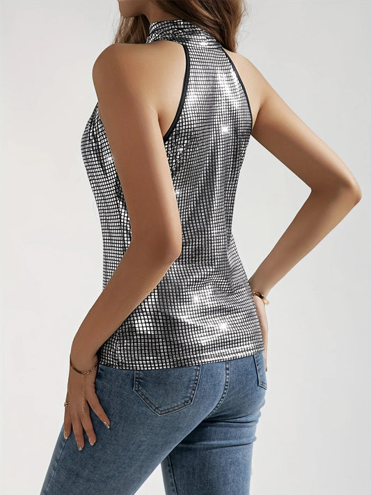 Rhea Halter Top