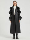 Hazel Long Ruffled Coat
