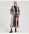 Hazel Long Ruffled Coat