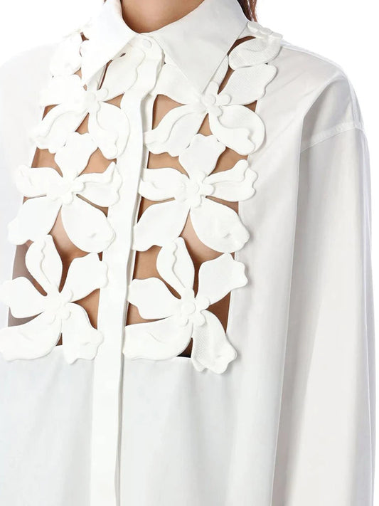 Nina Flower Long Sleeves Top